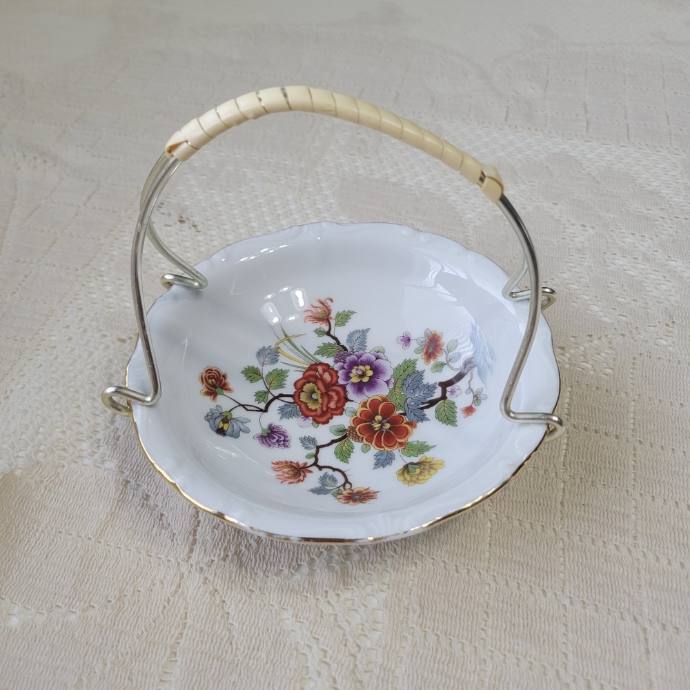 Vintage Dish + Holder